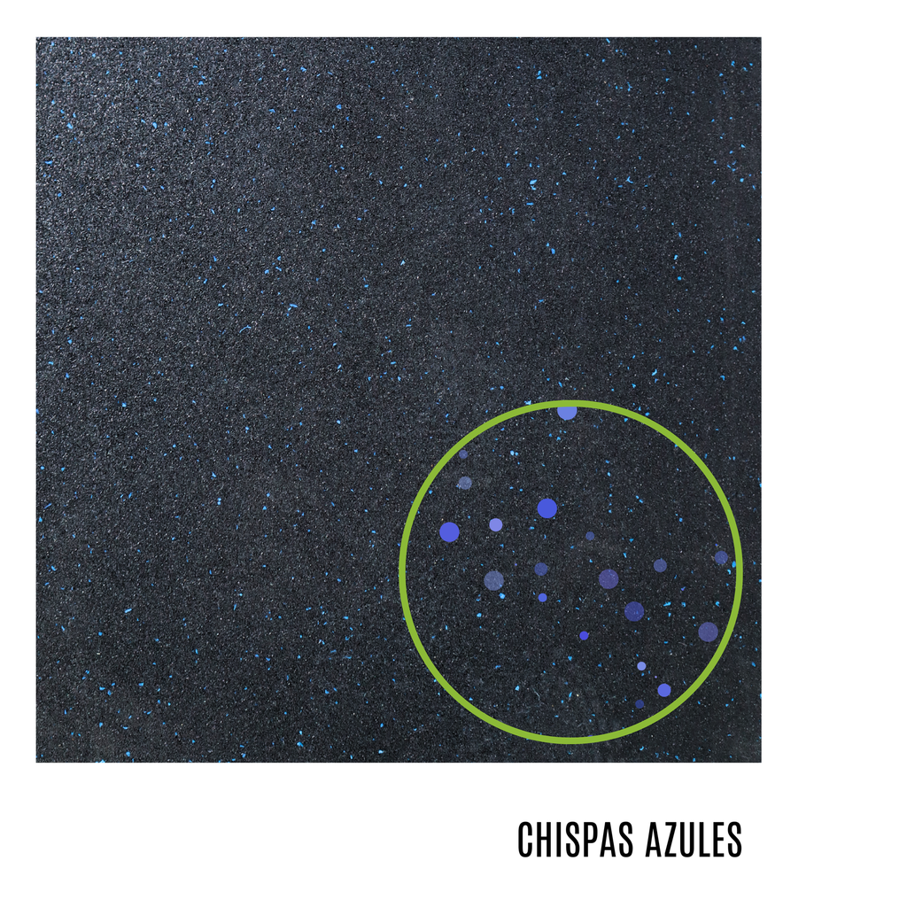 Infinité Loseta Granulada Chispas Azules 15 mm 50x50 IF-PISO15C
