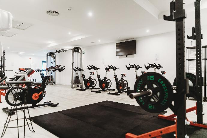 empty fitness gym