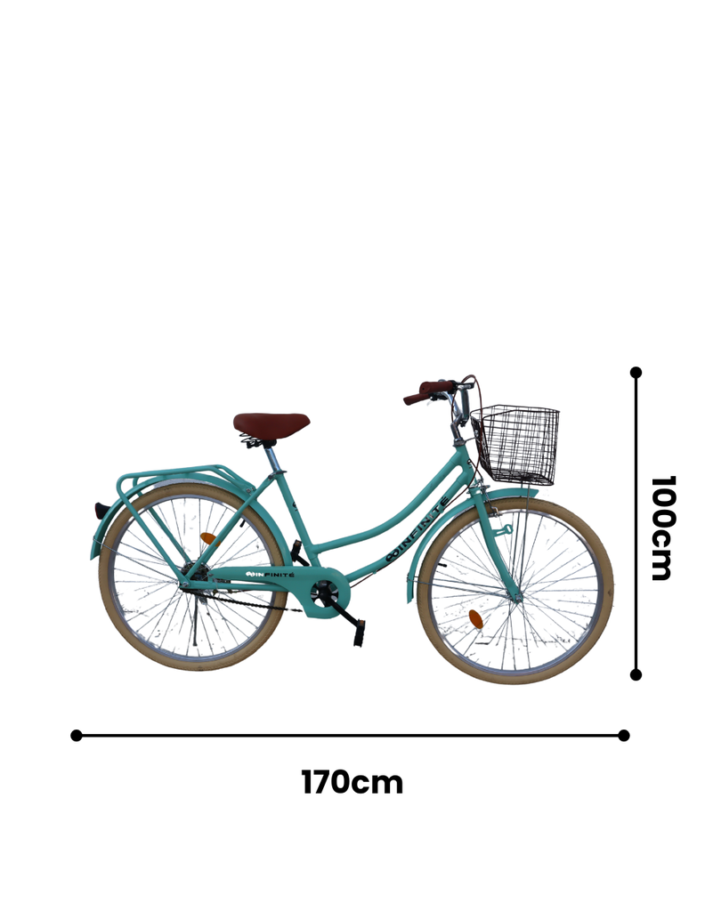 Infinite Bicicleta Vintage Turismo Verde Pastel IF-A2