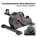 Sunny Health & Fitness Mini Bicicleta con Pedales de Ciclo Magnético Debajo del Escritorio SF-B0891SMART