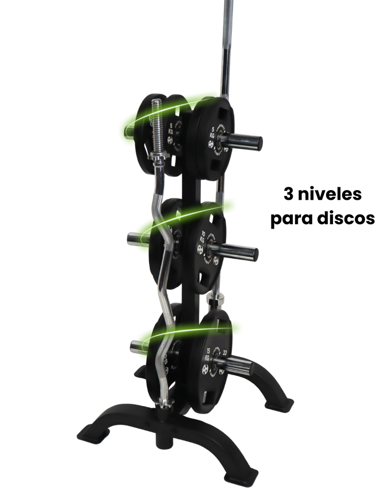 Infinité Rack para Discos/Rack de Discos y Barras Olímpicas IF-PRK502