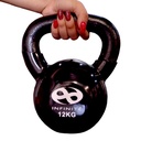 Infinité Pesa Rusa Kettlebell de Acero Cubierta de Vinil 12Kg (IF-K12)