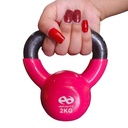 Infinité Pesa Rusa Kettlebell de Acero Cubierta de Vinil 2Kg (IF-K2)