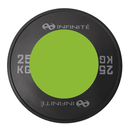 Infinité Bumper Profesional 25 Kg/ Black Bumper Plate 25 Kg IF-BPN25