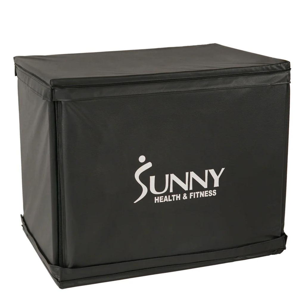 Sunny Health & Fitness Caja Pliométrica de Madera con Cubierta SF-NO.084