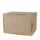 Sunny Health & Fitness Caja Pliométrica de Madera con Cubierta SF-NO.084