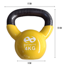 Infinité Pesa Rusa Kettlebell Cubierta de Vinil 4 Kg IF-K4