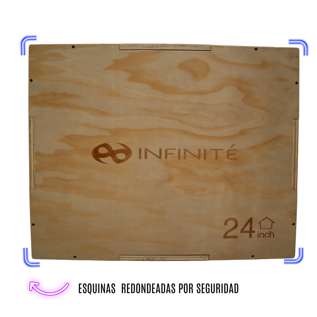 Infinité Banco Pliométrico Profesional de Madera  IF-PLYO1