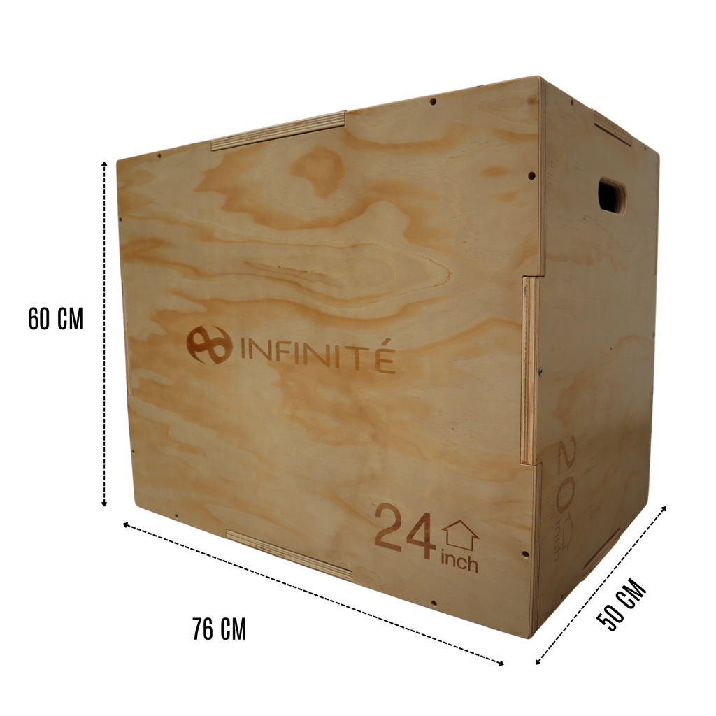 Infinité Banco Pliométrico Profesional de Madera  IF-PLYO1