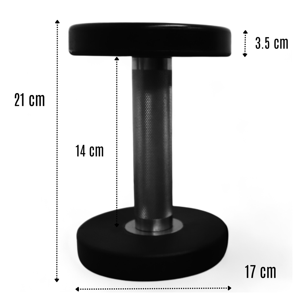 Infinité Par de Mancuernas Redonda Uretano 7.5 Kg/ Pair Dumbbell Round 16.5 LB IF-MU7