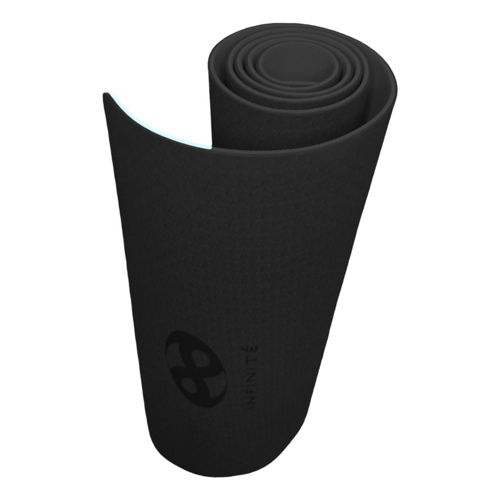 Infinité Tapete Mat de Yoga Pilates Negro IF-TY2