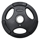 Disco Olimpico Profesional con forro de goma 10 LB Marca Infinité