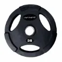 Disco Olimpico Profesional con forro de goma 35 LB Marca Infinité