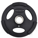 Disco Olimpico Profesional con forro de goma 5 LB Marca Infinité