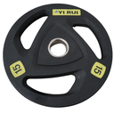 BLACK PU PLATE 15 KG MARCA INFINITE