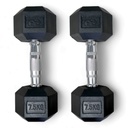 Dumbbell Hex/ Mancuerna Hexagonal  7.5 KG Marca Infinité