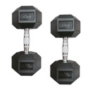 Dumbbell Hex/ Mancuerna Hexagonal 17.5 KG Marca Infinité PAR