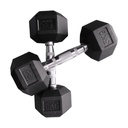 Dumbbell Hex/Mancuerna Hexagonal  5 KG Marca Infinité 