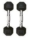MANCUERNAS HEXAGONALES DE GOMA 5 LIBRAS PAR INFINTE