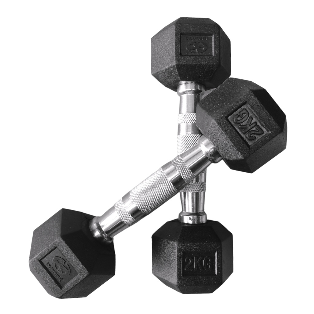 Infinité Par de Mancuernas Hexagonales 2 KG IF-HK2