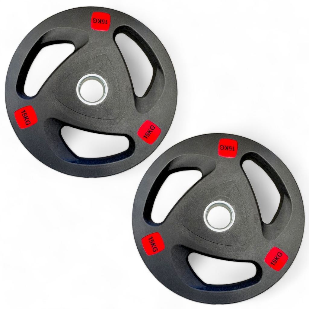Infinité Disco Olimpico Profesional Forro de goma de alta resistencia15 Kg IF-50/15K 