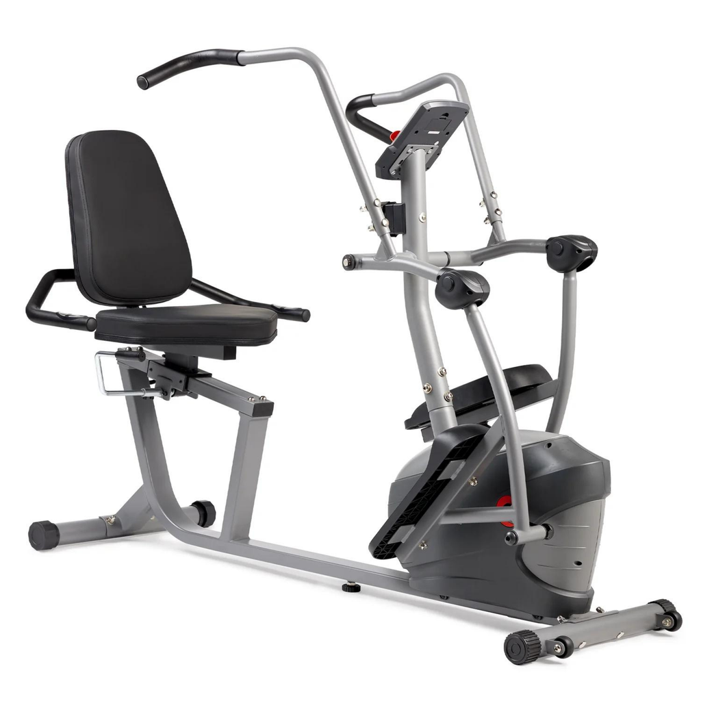 Sunny Health & Fitness Elíptica y bicicleta elíptica reclinada SF-RBE420035