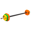 Infinité Fitness Pump Set de Goma uso Comercial para clases grupales Línea económica  IF-LEFPS