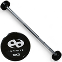 Infinité Barra Recta de Uretano Peso integrado 10 Kg /Barbell Straight IF-BRU10