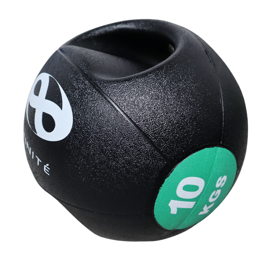 Infinité  Balón medicinal con agarre 10kg/ Medicinal Ball with grip 10 kg IF-MB10
