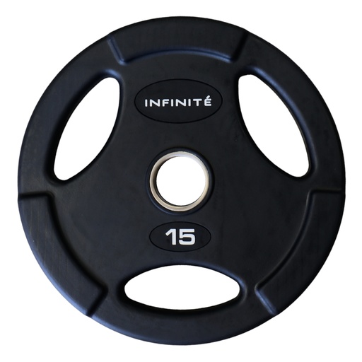 [IF-50/15K] Disco Olimpico Profesional con forro de goma 15 Kg Marca Infinité