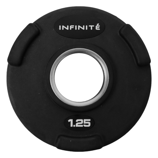 [IF-50/1K] Disco Olimpico Profesional con forro de goma 1.25 Kg Marca Infinité