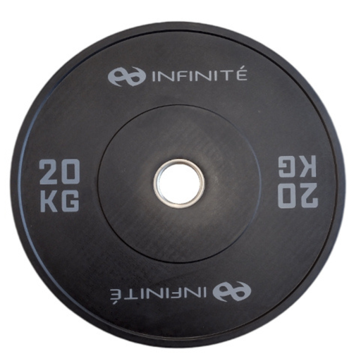 [IF-BPN20] Infinité Bumper Profesional 20 Kg/ Black Bumper Plate 20 Kg IF-BPN20