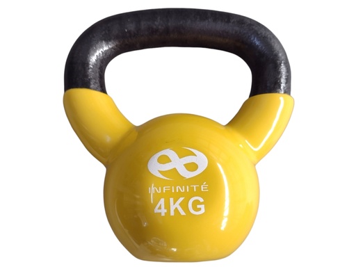 [IF-K4] Infinité Pesa Rusa Kettlebell Cubierta de Vinil 4 Kg IF-K4