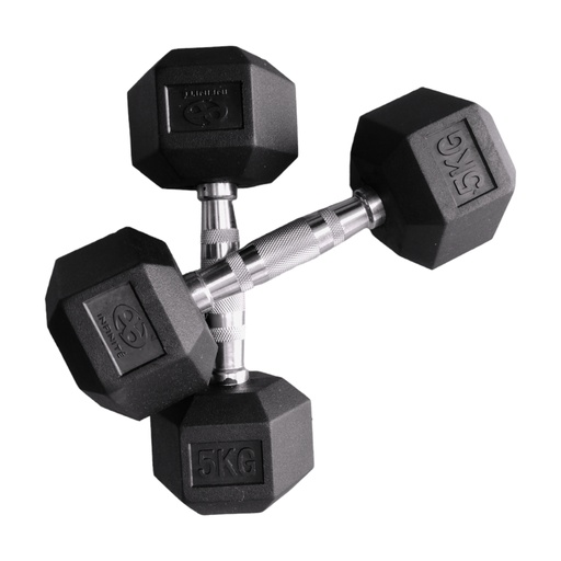 [IF-HK5] Dumbbell Hex/Mancuerna Hexagonal  5 KG Marca Infinité 