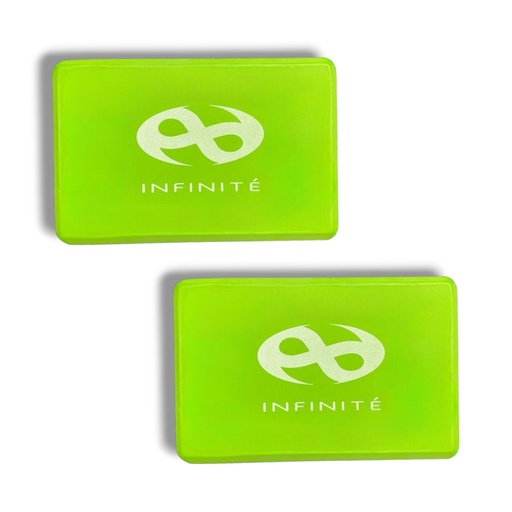 [IF-BY2] Infinité Par de bloques de yoga color verde limón IF-BY2