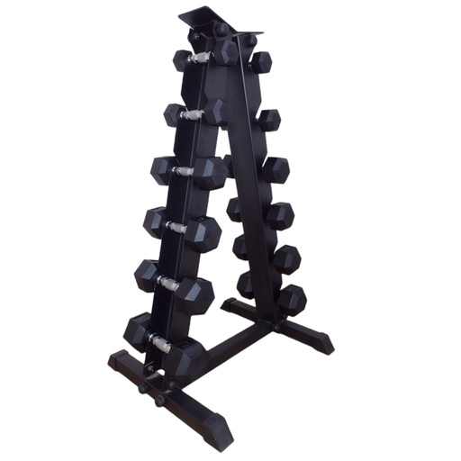 [IF-SET-M6] Set de 6 Pares de Mancuernas con Rack incluido IF-SET-M6