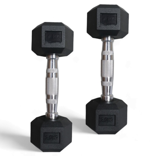 [IF-LEHK2.5] Infinité Mancuerna Hexagonal De 2.5Kg Linea Economica IF-LEHK2.5 (PAR)