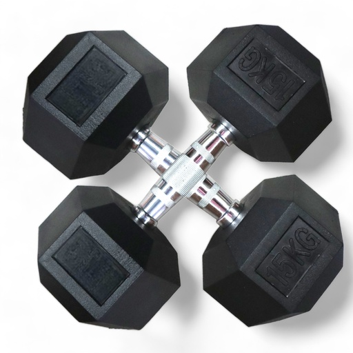 [IF-LEHK15] Infinité Mancuerna Hexagonal De 15Kg Linea Economica IF-LEHK15 (PAR)