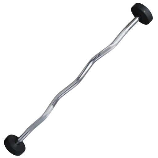 [IF-LEBC10] Infinité Barbell EZ Curl/Barra Curva/Barra Z peso integrado 10 Kg Línea económica IF-LEBC10