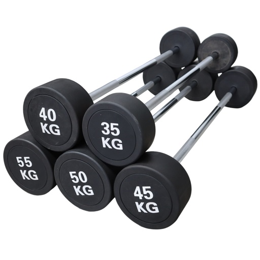 [IF-LEBRELT10] INFINITé Lote de Barras Rectas Línea Económica 10KG-55KG Incrementos de 5 Kg (10 BARRAS) IF-LEBRELT10