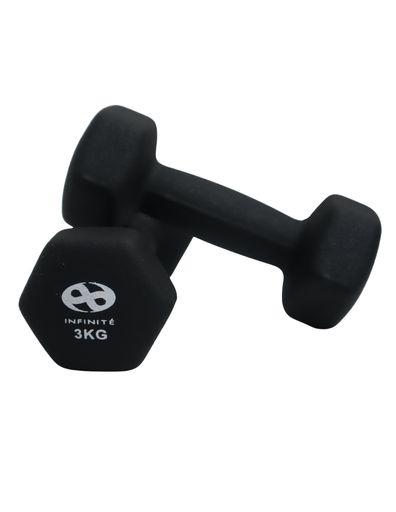 [IF-MN3-BLK] Infinité Par de Mancuernas de Neopreno 3kg IF-MN3-BLK 